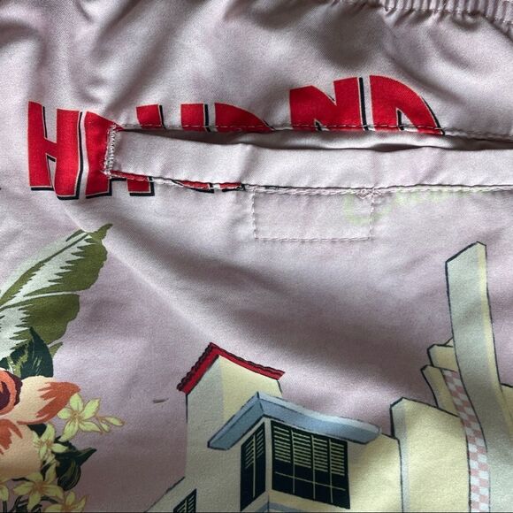 PACSUN Men’s Printed Havana Pink Bathing Swim Suit Size Small - Picture 6 of 12